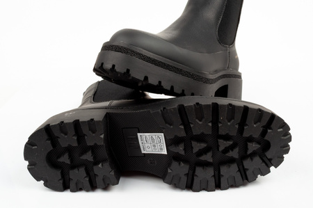 GAP buty damskie Louise czarne botki za kostkę modne wsuwane