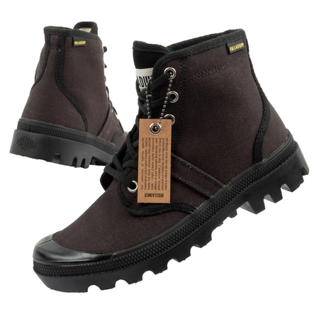 Buty sportowe damskie botki za kostkę Palladium Pallabrousse czarne
