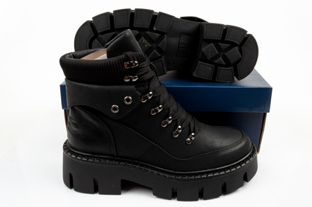 GAP buty damskie trzewiki Michelle czarne botki za kostkę modne
