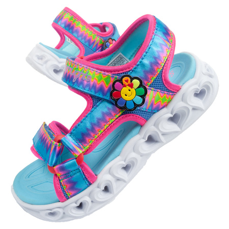 Buty sandały Skechers [302675L/MLT] LED
