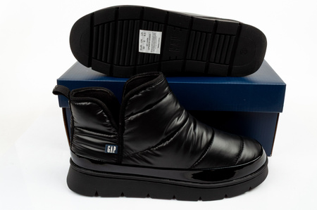 GAP buty damskie botki zimowe Alabama za kostkę czarne wsuwane