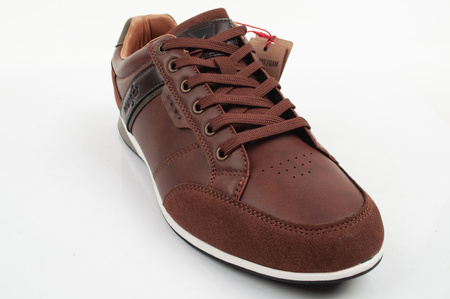 Wrangler buty męskie sneakersy Rhys brązowe półbuty modne