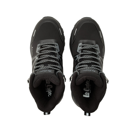 Lee Cooper buty męskie zimowe trekkingowe ocieplane wodoodporne czarne