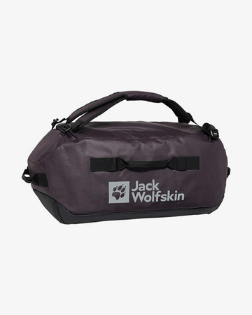 Jack Wolfskin torba podróżna sportowa All-In Duffle bordowa 45L treningowa