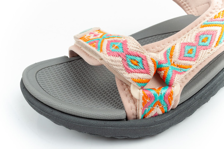 Lee Cooper buty damskie sandały na rzepy na lato kolorowe lekkie