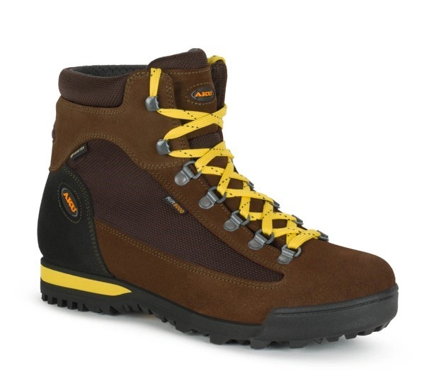 Aku buty sportowe trekkingowe damskie Slope GTX skórzane za kostkę brązowe