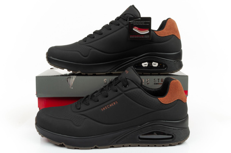 Buty męskie sportowe Skechers Uno [183004/BBK]