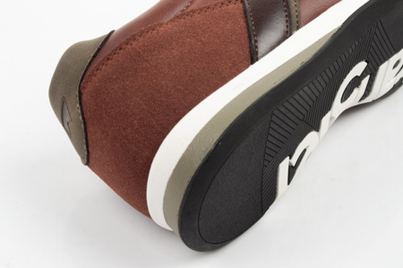 Wrangler buty męskie sneakersy Rhys brązowe półbuty modne
