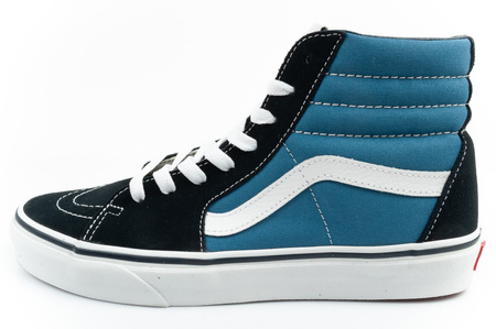 Vans Sk8-Hi buty sportowe damskie trampki skóra modne niebieskie