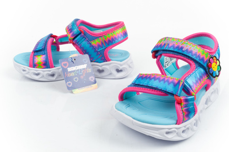 Buty sandały Skechers [302675L/MLT] LED