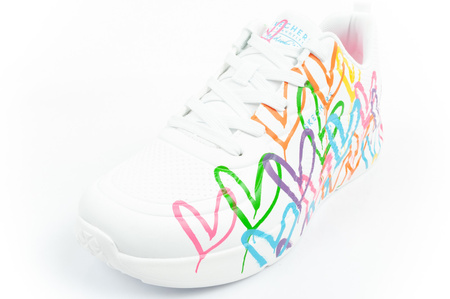  Skechers Uno Lite buty sneakersy sportowe damskie białe wygodne