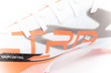 Puma Ultra 5 Match FG/AG buty piłkarskie korki piłka nożna lanki białe pomarańczowe