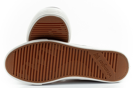 Wrangler buty męskie sportowe Calypso Derby trampki ecru modne wygodne