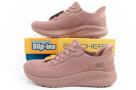 Skechers Bobs Squad-Chaos buty sportowe damskie wygodne SLIP-INS różowe