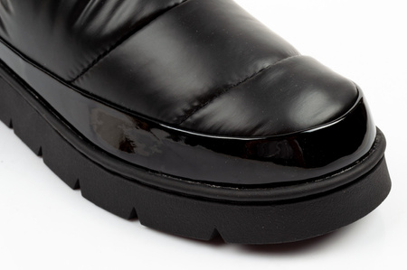 GAP buty damskie botki zimowe Alabama za kostkę czarne wsuwane
